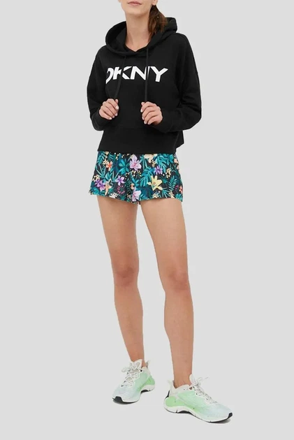 Жіноче чорне худі DKNY XS DP1T8642 - Фото 3 Жіноче чорне худі DKNY XS DP1T8642 - зображення 3