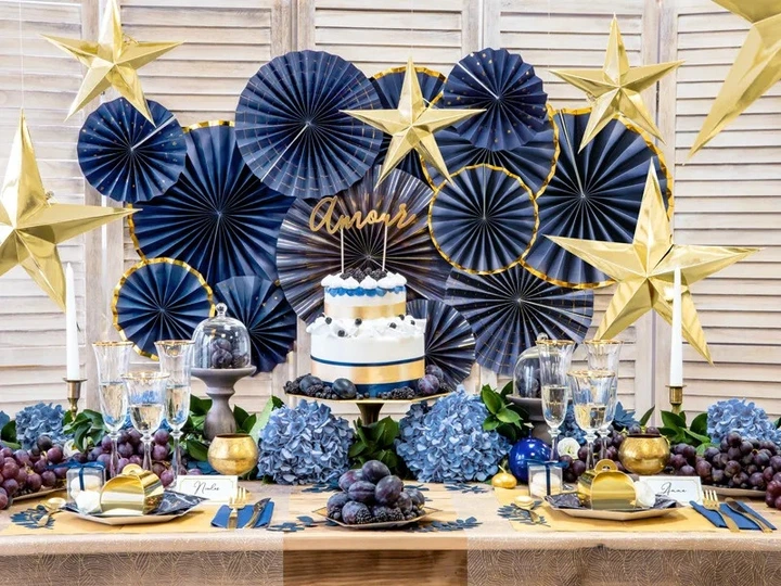 Zestaw świec pływających PartyDeco Dysk metalizowane 4 cm 50 szt. Złote (ZES5902230762763) - obraz 5