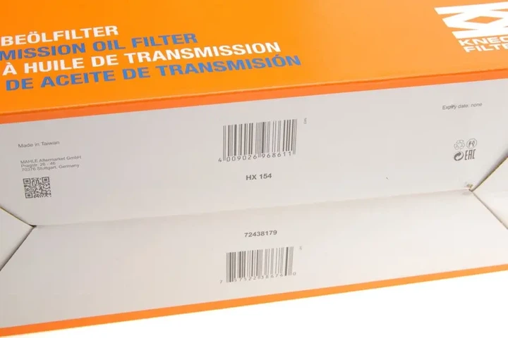 Фільтр АКПП BMW 3 (E90)/5 (E60) 01- (з піддоном в зборі) KNECHT HX 154 - изображение 2