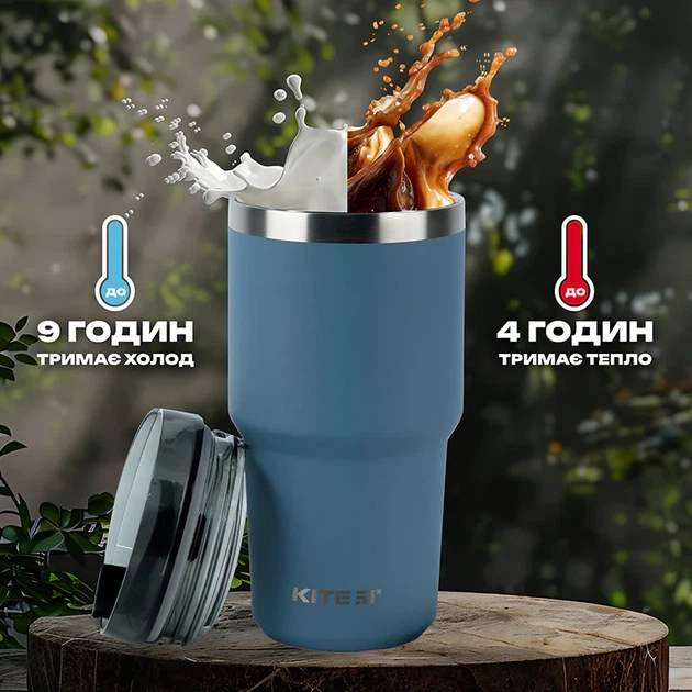 Термокухоль Kite 600 мл Сірий (K24-1206-3) - зображення 2