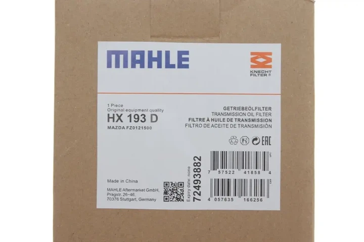Фільтр АКПП Mazda 3 13-/6 12- KNECHT HX193D - изображение 11