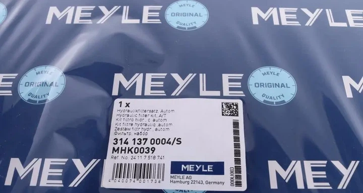 Фільтр АКПП Mini (R50/R53/R52) 1.6 01-08 (з прокладкою) MEYLE 314 137 0004/S - изображение 6