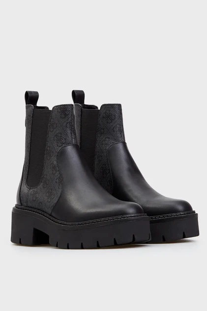 Жіночі чорні челсі SHUZE Guess 38 FLTSHUELE10 - изображение 3