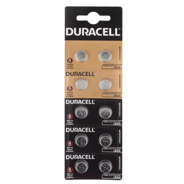 Батарейка Duracell LR44/A76 (10шт) - Фото 1 Батарейка Duracell LR44/A76 (10шт) - зображення 1