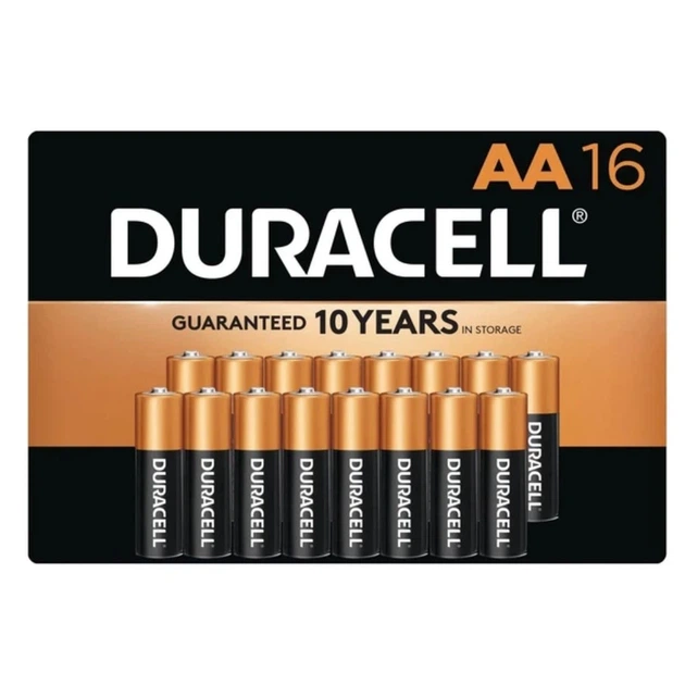 Батарейка Duracell Simply LR6/AA (16шт) - Фото 1 Батарейка Duracell Simply LR6/AA (16шт) - изображение 1