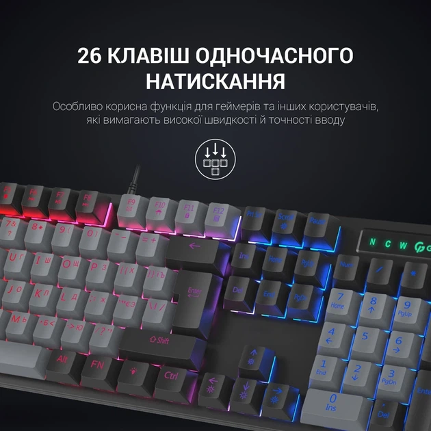 Клавіатура механічна GamePro MK105B - зображення 8