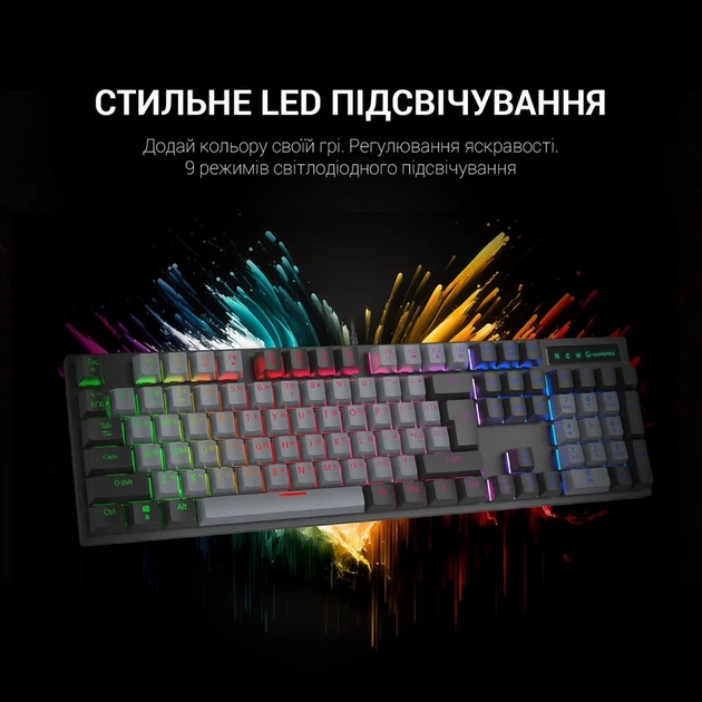 Клавіатура механічна GamePro MK105B - зображення 12