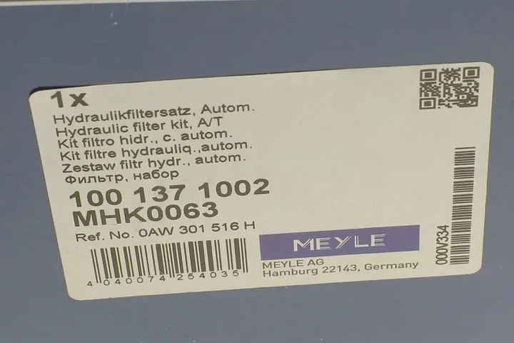Фільтр АКПП Audi A4/A5/A6/A7 07-18 MEYLE 100 137 1002 - изображение 10