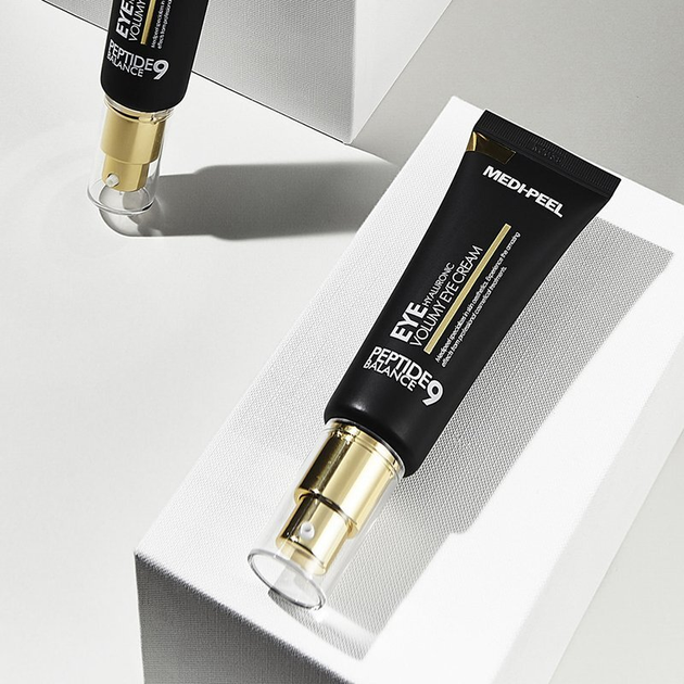Крем для шкіри навколо очей з пептидами та гіалуроном - Medi-Peel Peptide Balance9 Eye Hyaluronic Volumy Eye Cream 40 мл - Фото 2 Крем для шкіри навколо очей з пептидами та гіалуроном - Medi-Peel Peptide Balance9 Eye Hyaluronic Volumy Eye Cream 40 мл - изображение 2