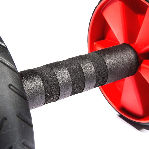 Ролики для пресса Adidas Core Rollers, двойные ролики, тренировки кора, вес до 120 кг. Ø14 см. (ADAC-11604) - изображение 3
