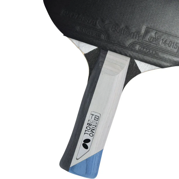 Ракетка для настільного тенісу Butterfly Timo Boll Platinum, чорно-червона - изображение 4