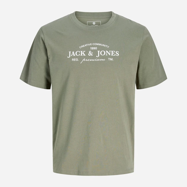 Футболка хлопковая длинная мужская Jack & Jones 12298017 2XL Smokey Olive (5715868966058) - Фото 7 Футболка хлопковая длинная мужская Jack & Jones 12298017 2XL Smokey Olive (5715868966058) - изображение 7