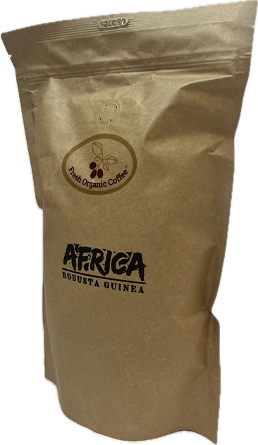 Кофе в зернах Fresh Organic Coffee Робуста Гвинея 1 кг – 100% робуста крепкий шоколадный вкус без кислинки - Фото 3 Кофе в зернах Fresh Organic Coffee Робуста Гвинея 1 кг – 100% робуста крепкий шоколадный вкус без кислинки - изображение 3