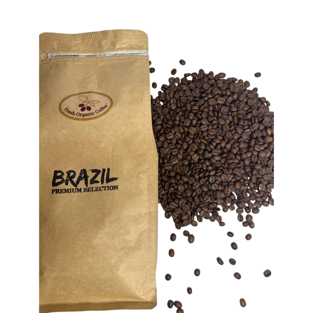 Кава у зернах Fresh Organic Coffee Brazil Premium Selection 1 кг - зображення 3