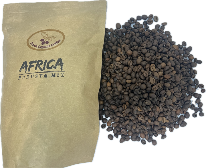 Кофе в зернах Fresh Organic Coffee Робуста Африка робуста Мікс 250 г - Фото 5 Кофе в зернах Fresh Organic Coffee Робуста Африка робуста Мікс 250 г - изображение 5