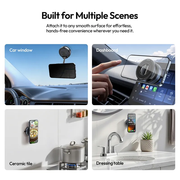 Тримач телефона Ulanzi SK - 25 Mobile PhoneSuction Cup Holder - изображение 6