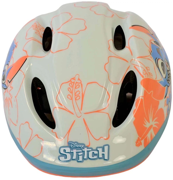Kask rowerowy dla dzieci Volare Disney Stitch 52 - 56 cm Kremowy (8715347010330) - obraz 4