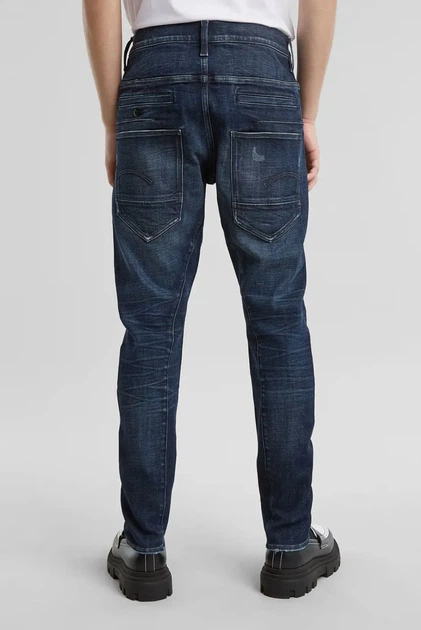 Чоловічі темно-сині джинси D-Staq 3D Slim G-Star RAW 33-32 D05385,C051 - изображение 3