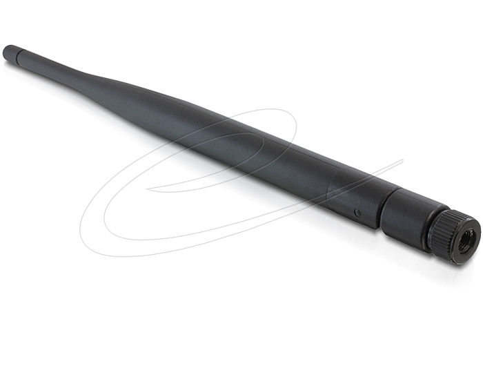 Antena Delock WLAN 802.11 ac/a/b/g/ RP-SMA Black (4043619883936) - obraz 2