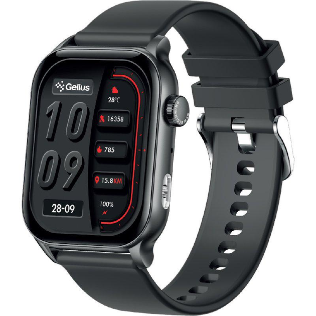 Смарт-часы Gelius Pro Amazwatch Light Black (GP-SW015) - Фото 1 Смарт-часы Gelius Pro Amazwatch Light Black (GP-SW015) - изображение 1