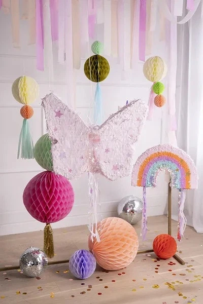 Piniata składana PartyDeco Motyl 58 x 48 x 10 cm (5904555060210) - obraz 2