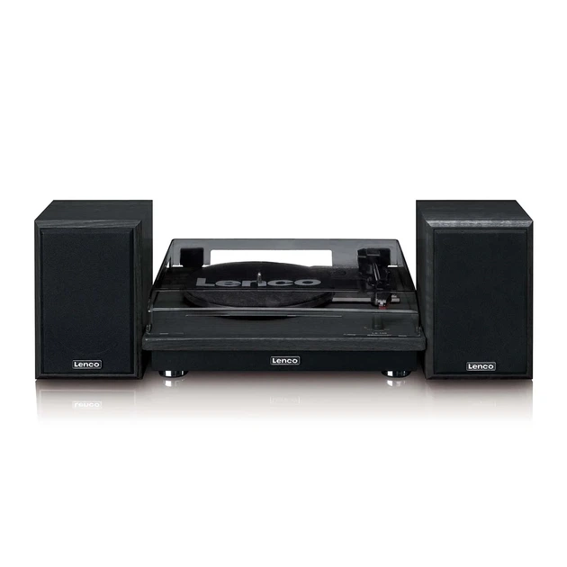 Вініловий програвач Lenco LS-100BK Black з Bluetooth та акустикою - изображение 3