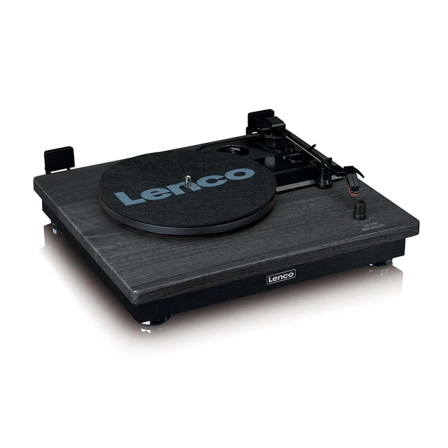 Вініловий програвач Lenco LS-100BK Black з Bluetooth та акустикою - изображение 5