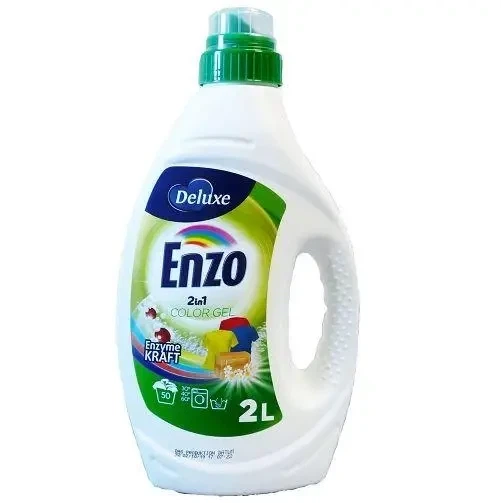Концентрированный гель для стирки цветных вещей DELUXE ENZO 1,99л 49 циклов - Фото 3 Концентрированный гель для стирки цветных вещей DELUXE ENZO 1,99л 49 циклов - изображение 3
