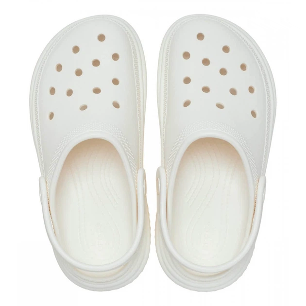 Сабо Crocs Stomp Clog 37-38 р 23.2-24 см Белые 209347-M5/W7 White - изображение 4