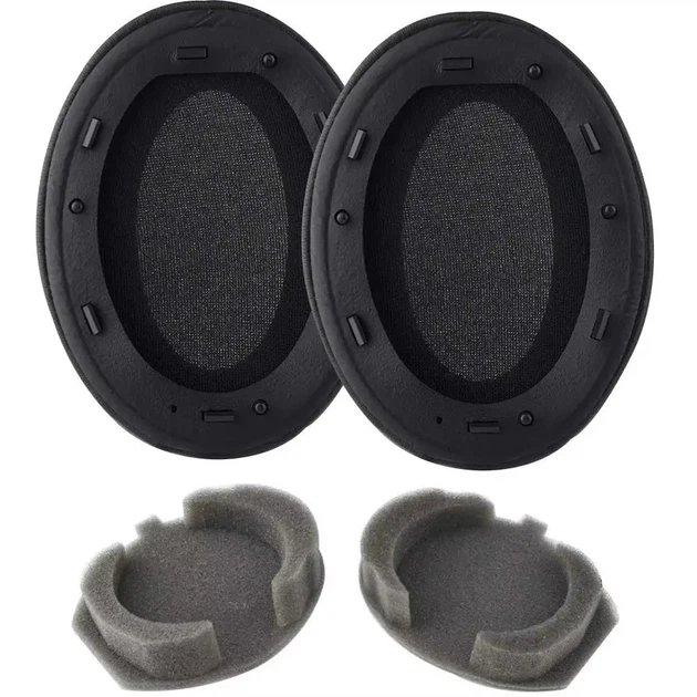 Амбушуры для Sony WH-1000XM3 Black (WH1000XM3B.CE7) - Фото 1 Амбушуры для Sony WH-1000XM3 Black (WH1000XM3B.CE7) - изображение 1
