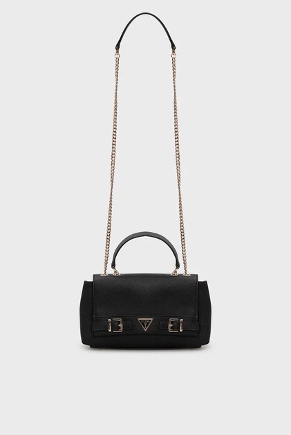 Чорна сумка жіноча ECO ALI CONVERTIBLE XBODY FLAP Guess OS HWEBG951121 - зображення 5