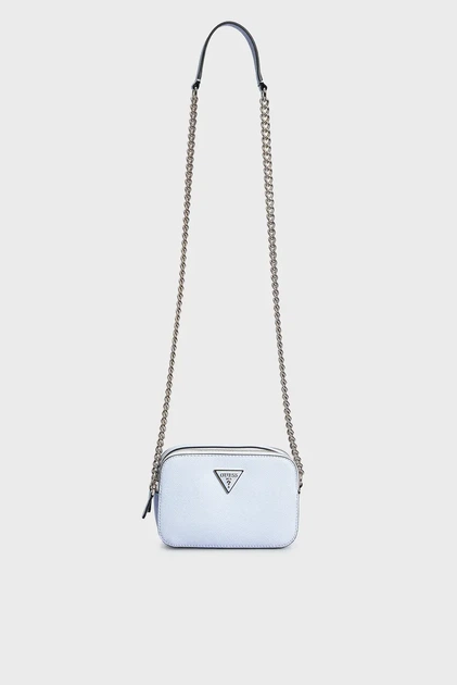 Жіноча блакитна сумка NOELLE CROSSBODY CAMERA Guess OS HWZG7879140 - Фото 5 Жіноча блакитна сумка NOELLE CROSSBODY CAMERA Guess OS HWZG7879140 - зображення 5