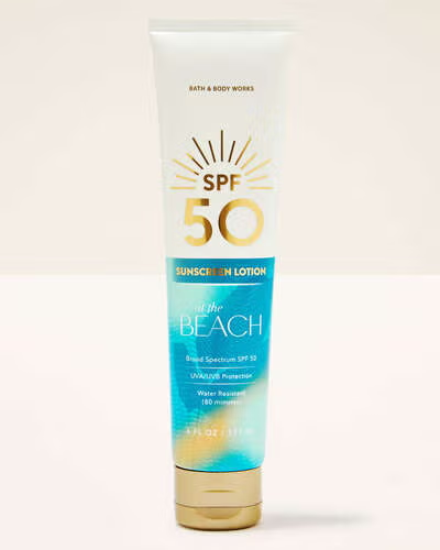Солнцезащитный лосьон Bath & Body Works At the Beach SPF50 177 мл - Фото 1 Солнцезащитный лосьон Bath & Body Works At the Beach SPF50 177 мл - изображение 1