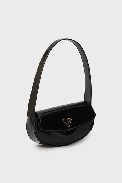 Жіноча чорна сумка ARNELA FLAP SHOULDER BAG Guess OS HWNG9496780 - Фото 3 Жіноча чорна сумка ARNELA FLAP SHOULDER BAG Guess OS HWNG9496780 - изображение 3