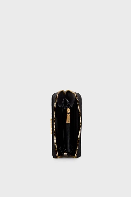 Жіночий чорний гаманець LAUREL SLG MEDIUM ZIP AROUND Guess OS SWVA8500400 - Фото 2 Жіночий чорний гаманець LAUREL SLG MEDIUM ZIP AROUND Guess OS SWVA8500400 - изображение 2