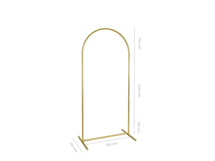 Стійка для фону PartyDeco арка 80 x 180 см Золота SNT4-180-019 (5904555042797) - зображення 2