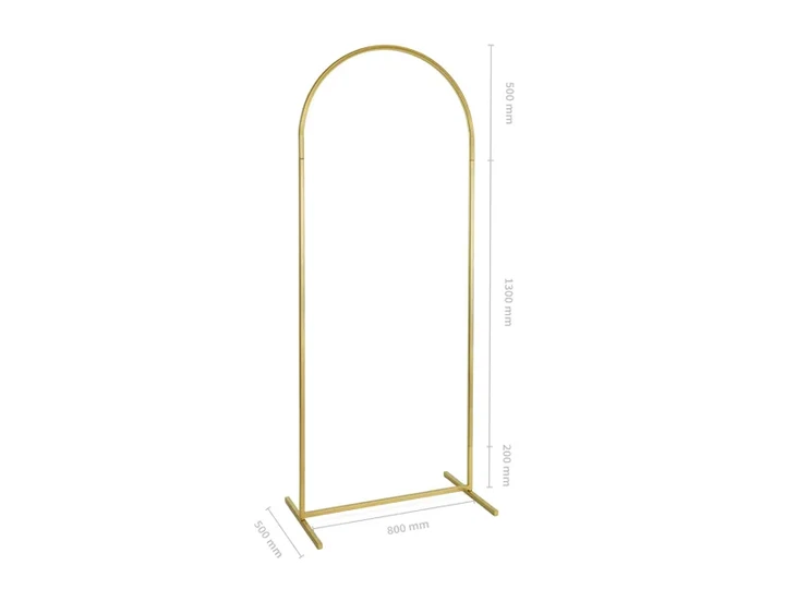 Стійка для фону PartyDeco арка 80 x 200 см Золота SNT4-200-019 (5904555042803) - зображення 2