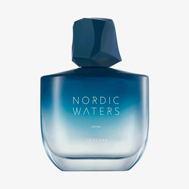 Чоловіча парфумована вода Oriflame Nordic Waters, 75 мл код 38550 - Фото 2 Чоловіча парфумована вода Oriflame Nordic Waters, 75 мл код 38550 - зображення 2
