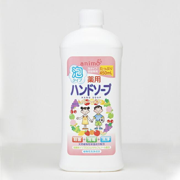 Мыло-пена антибактериальное для рук с фруктовым ароматом Rocket Soap запаска + баночка с дозатором в подарок 450 мл - изображение 2
