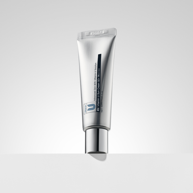 Успокаивающий солнцезащитный крем с витамином U и пептидами CUSKIN CU: Vitamin U Sun Cream SPF 50+ PA++++ 50 мл - изображение 2