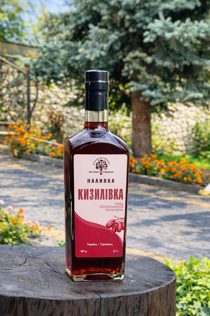 Кизиловая наливка “Настоянка Підгороднянська” 18% 0.7 л - Фото 2 Кизиловая наливка “Настоянка Підгороднянська” 18% 0.7 л - изображение 2