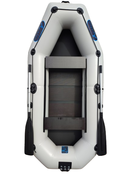Надувная трехместная лодка ПВХ Avalon А290 / 2,9 м / 3-х местный / гребной / рельсовый настил / передвижные сиденья / ⌀40 см / Белый - Фото 1 Надувная трехместная лодка ПВХ Avalon А290 / 2,9 м / 3-х местный / гребной / рельсовый настил / передвижные сиденья / ⌀40 см / Белый - изображение 1