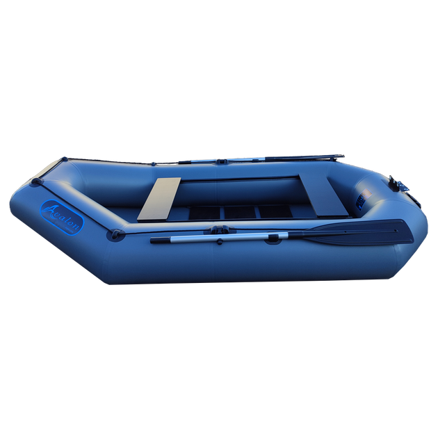 Надувная двухместная лодка ПВХ Avalon А270 / 2,7 м / 2-х местный / гребной / рельсовый настил / передвижные сиденья / ⌀36 см / Серый - Фото 6 Надувная двухместная лодка ПВХ Avalon А270 / 2,7 м / 2-х местный / гребной / рельсовый настил / передвижные сиденья / ⌀36 см / Серый - изображение 6