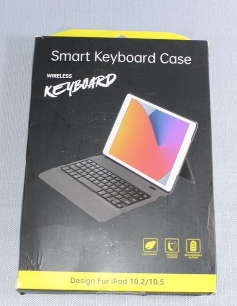 Bluetooth клавіатура для iPad 10.2 10.5 з тачпадом Multi Touch Smart Case рожева - Фото 3 Bluetooth клавіатура для iPad 10.2 10.5 з тачпадом Multi Touch Smart Case рожева - зображення 3