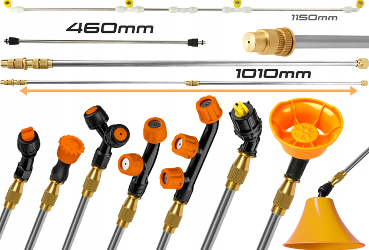 Обприскувач акумуляторний 16 л Majster Pro - Фото 3 Обприскувач акумуляторний 16 л Majster Pro - зображення 3