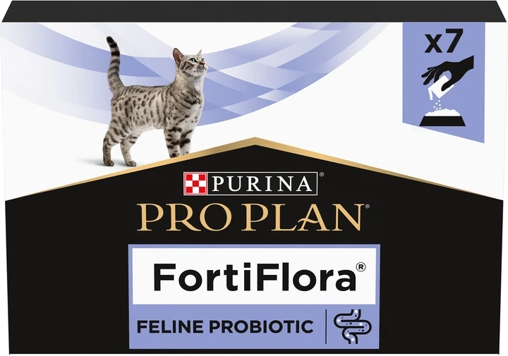 Пробіотик для дорослих котів та кошенят Purina Pro Plan FortiFlora для здорового травлення та зміцнення імунітету 7 х 1 г - изображение 8