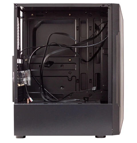 Корпус GTL Gaming 'Trooper', Black, БЖ GS600W, Mini Tower, ATX / Micro ATX / Mini ITX, 1xUSB 3.0 / 2xUSB 2.0, RGB-підсвічування, макс. CPU - 150 мм / VGA - 290 мм, бічна панель із загартованого скла (GTL1806-GS600) - изображение 3