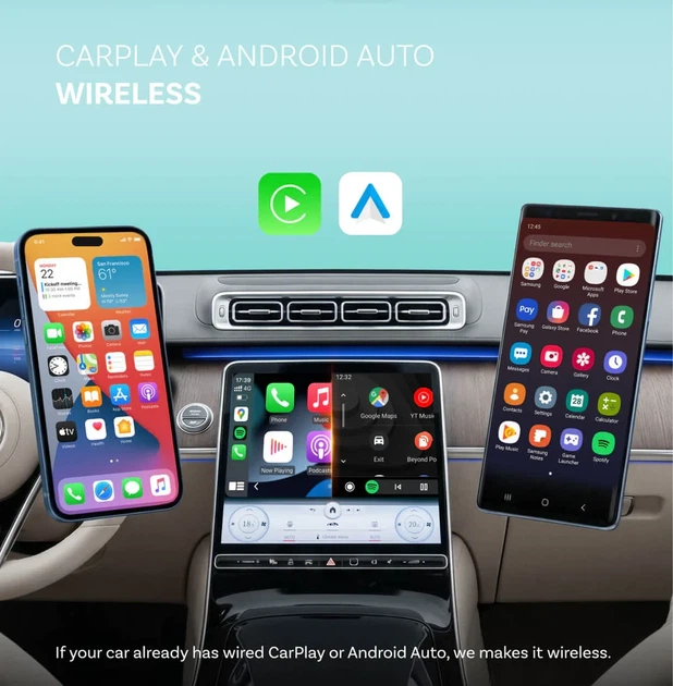 Беспроводной адаптер для автомобилей Apple CarPlay и Android Auto Ottocast Mini NOVA (CA530) - изображение 4