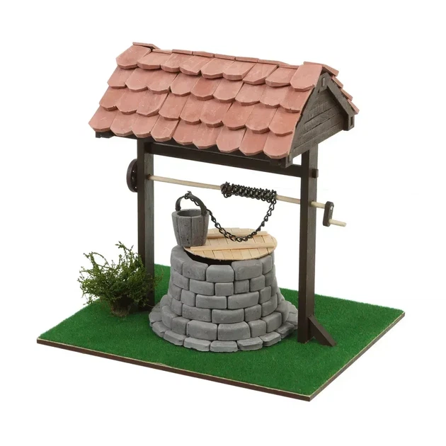 Керамический Конструктор из мини-кирпичек Medieval well. Крышница - Фото 1 Керамический Конструктор из мини-кирпичек Medieval well. Крышница - изображение 1