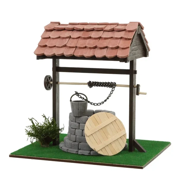 Керамический Конструктор из мини-кирпичек Medieval well. Крышница - Фото 5 Керамический Конструктор из мини-кирпичек Medieval well. Крышница - изображение 5